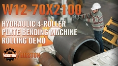 水力 4ロールプレート折り機 W12-70×2100